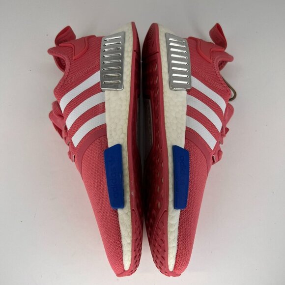 Adidas Womens 029003 Pink NMD R1  Low Top Lace Up Size 9 Running Shoes - Picture 7 of 9